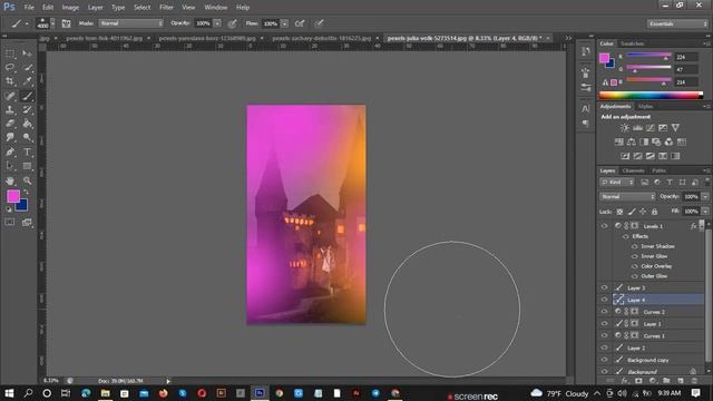 Photo Editor Tutorial in Photoshop/ photo editor/ fire photo editor/ graphics tutorial смотреть онлайн