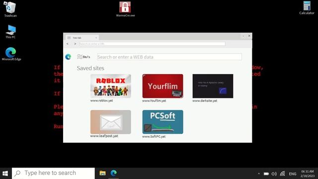 How to delete the WannaCry virus in ROBLOX Windows 10 OS смотреть онлайн