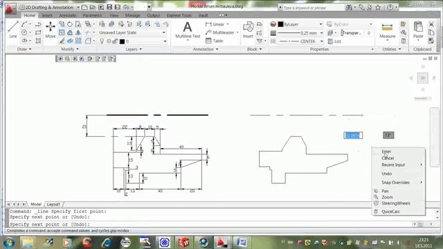 AutoCad 2011 5 holkki piirustus 2D tulostus ja 3D mallinnus смотреть онлайн