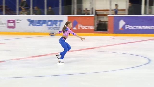 Первенство России младшего возраста 2019 Дeвушки, млaдшая группa Короткая программа 10# Анастасия С смотреть онлайн
