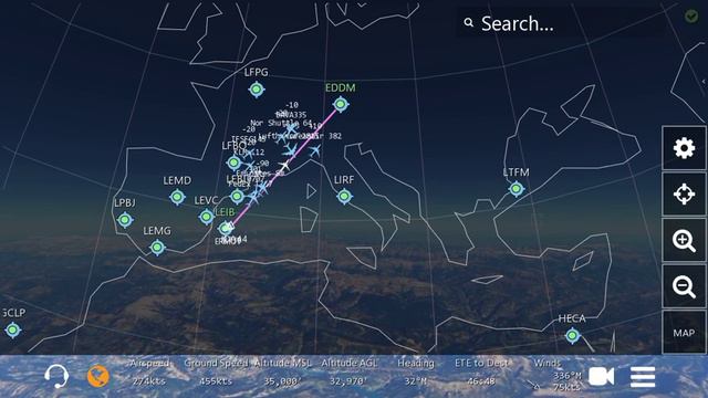 WOW airline Airbus 320-200 ( EIB airport to DDM airport) смотреть онлайн