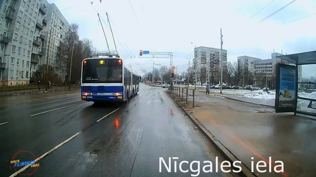 Riga.Trolleybus № 5a Route: Abrenes iela - Mežciems. смотреть онлайн