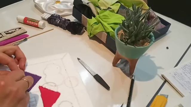 Техніка Кінусайга. Милі картинки. Печворк без голки. Трудове навчання. смотреть онлайн