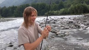 Рыбалка на реке Бзыбь конный поход в Абхазии http://www.mauntaintur.com/