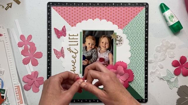 Stash Busting Scrapbook Layout Ideas Process