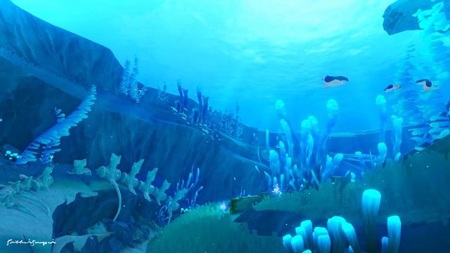 Chemin De L'Espoir Fontaine Ambient Background Music Calm Underwater Sound (1Hr) | Genshin Impact