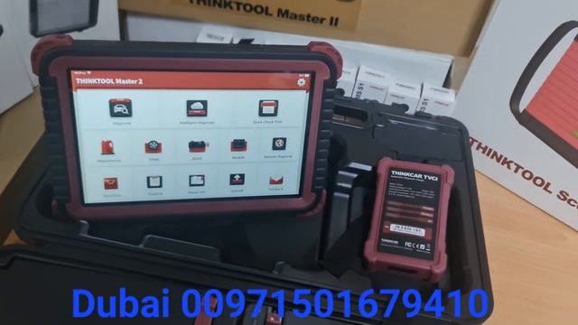 English Thinktool Master 2 scanner diagnostic tool full review Dubai UAE car testing and inspection смотреть онлайн