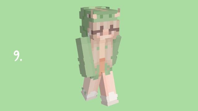 aesthetic green minecraft skins ? | links in the description смотреть онлайн