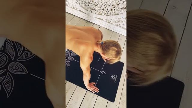 Удлиненный хлопковый коврик для йоги Lotos от Арт Йогаматик смотреть онлайн