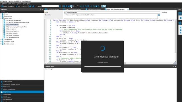 One Identity Manager | Scripting #1 | The API - Scripting Environments смотреть онлайн
