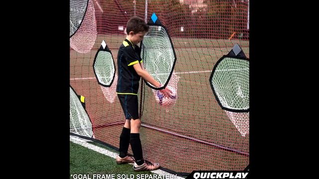 QuickPlay PRO Soccer Goal Target Nets with 7 Scoring Zones – Practice Shooting & Goal Shots #Shorts смотреть онлайн