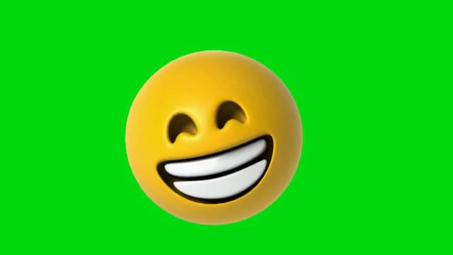 GREEN SCREEN 3D SMILING EMOJI & Royal FREE Music смотреть онлайн