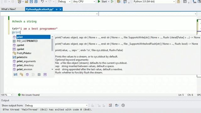 string length and check string in python with simple program example смотреть онлайн