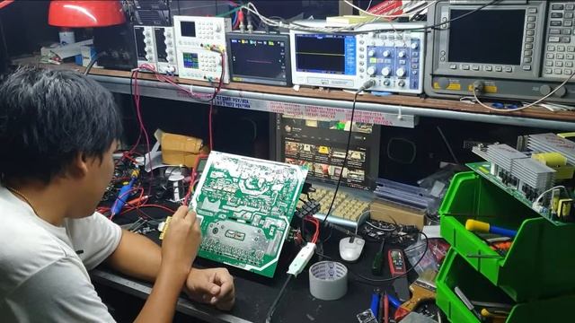 ซ่อมไฮบริด MUST 3000W ไม่ชาร์จ