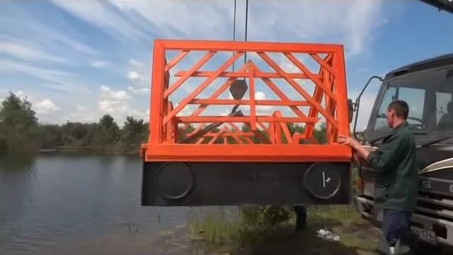 Понтон из пластиковых труб смотреть онлайн