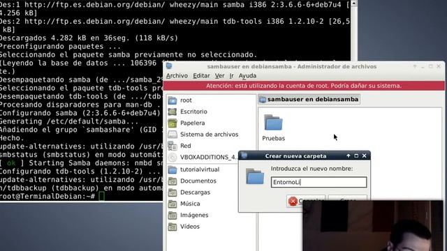 Samba Debian Debian Parte 2 смотреть онлайн