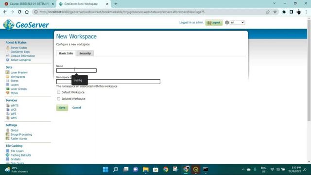 SBEG3583-LabWork 7 : GeoServer on ArcMap and QGIS (WMS) смотреть онлайн