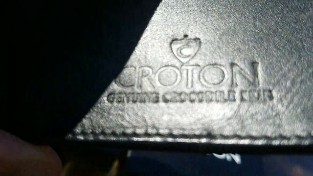 CROTON GENUINE CROCODILE SKIN WALLET AFTER 13 YEARS OF OWNERSHIP! смотреть онлайн