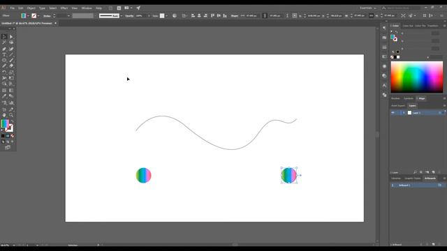 Техника Blend Tool в Иллюстраторе | Урок #16 смотреть онлайн