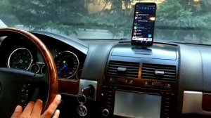 Volkswagen Touareg 2007 Bluetooth module controlled from Steering wheel.