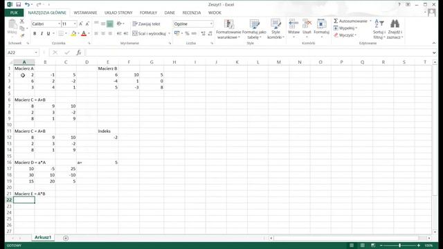 MS Excel - Operacje tablicowe - podstawy смотреть онлайн