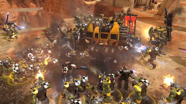 [WARHAMMER 40,000] Cinematic Battle: Black Templars vs Orks (Astartes Mod) смотреть онлайн