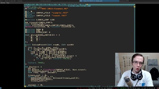 Literally Simulating Lava at this point (AoC in HolyC Day 9) смотреть онлайн