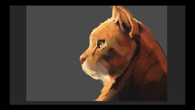 Photoshop Timelapse - Cat Digital Painting смотреть онлайн