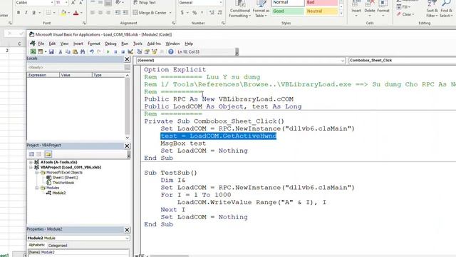 TestDLLVB6 Excel64bit - Lỗi gọi hàm API ? смотреть онлайн