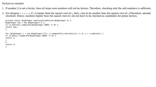 Code Review: Smallest prime factor of a large number (using BigInteger) (3 Solutions!!) смотреть онлайн