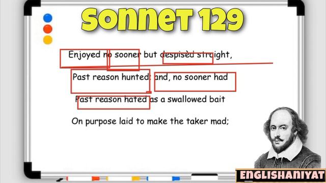 Sonnet 129 by William Shakespeare. Complete explanation in hindi. смотреть онлайн