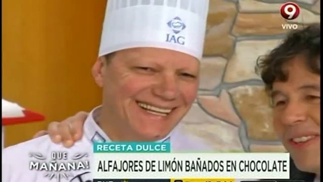 Receta dulce: Alfajores de limón bañados en chocolate смотреть онлайн