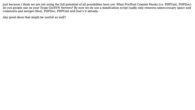 Software Engineering: git/svn Hooks for PHP/Zend Projects (2 Solutions!!) смотреть онлайн