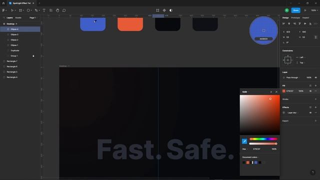 How to Create Interactive Spotlight Effect in Figma | Figma Tutorial смотреть онлайн