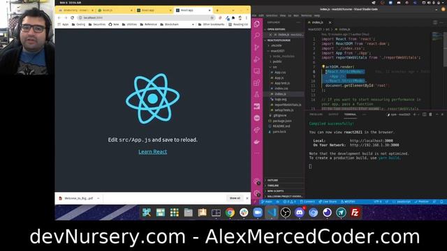 AM Coder - React 2021 Course #1 - What is React, Setup, Components смотреть онлайн