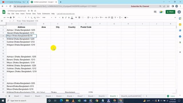 How To Use Split, Trim & Unique Functions On Google Sheets - Bangla смотреть онлайн