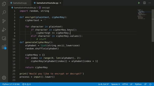 Kama Sutra Cipher in Python | The Code Book смотреть онлайн