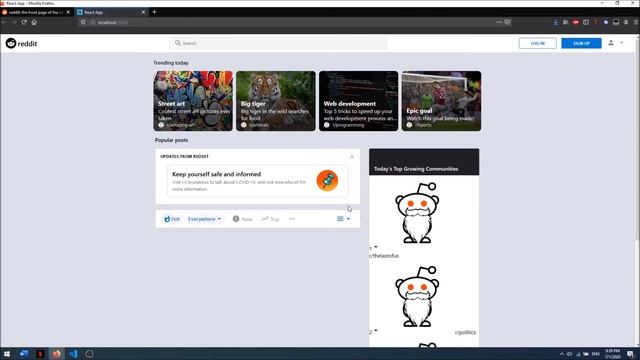 Create the Reddit UI with ReactJS - Part 4: Community смотреть онлайн
