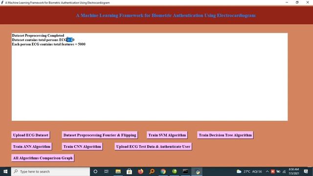 A Machine Learning Framework for Biometric Authentication Using Electrocardiogram || Python Project смотреть онлайн