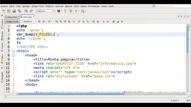 PHP Formulário UPLOAD смотреть онлайн