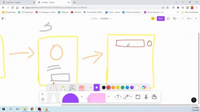 UI UX in tamil | figma basics in tamil | sketching process смотреть онлайн