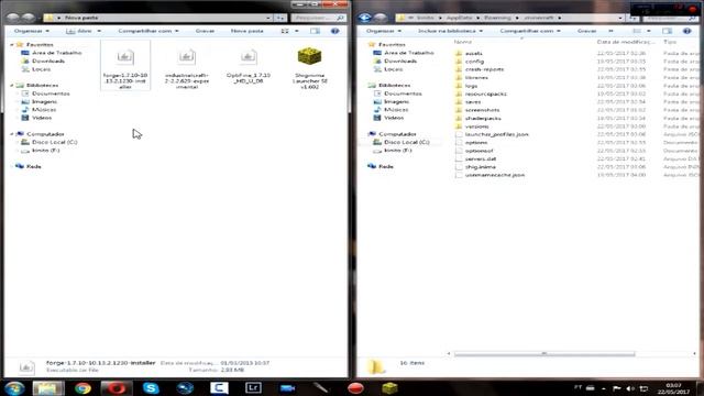 como baixar e instalar forge e optifine 1.7.10 05/2017 смотреть онлайн