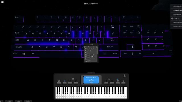 Playing Undertale Roblox Piano смотреть онлайн