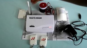 GSM сигнализация Security Alarm System обзор и настройка