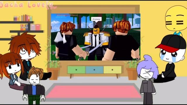 ?Roblox characters reacts to animations and memes! // Gacha Club // Part 32? смотреть онлайн