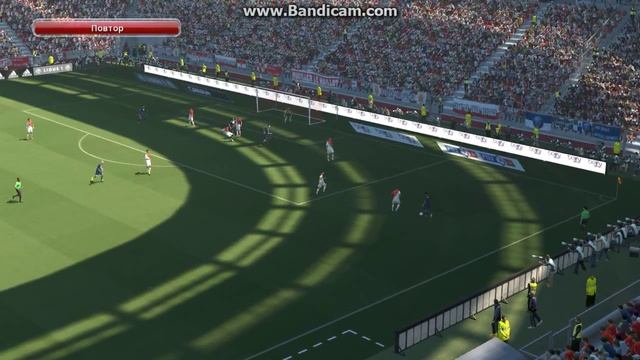 Красивый гол Златана Ибрагимовича в PES 2014