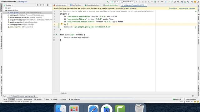 Firebase Project Setup | Firebase | Firestore | MVVM | Github | Android | Kotlin смотреть онлайн