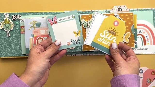Boho Sunshine Flipbook with Chipboard Cover смотреть онлайн