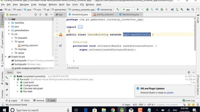 How to make Currency Converter Android app using Android studio | Part 1 смотреть онлайн
