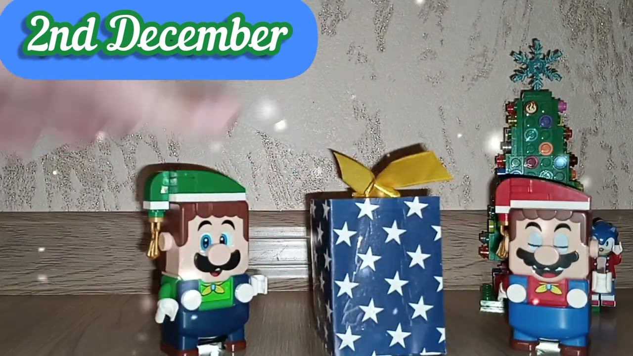 My Christmas & New Year Advent Calendar mini surprises by Lego Super Mario & Luigi. Day 2 смотреть онлайн